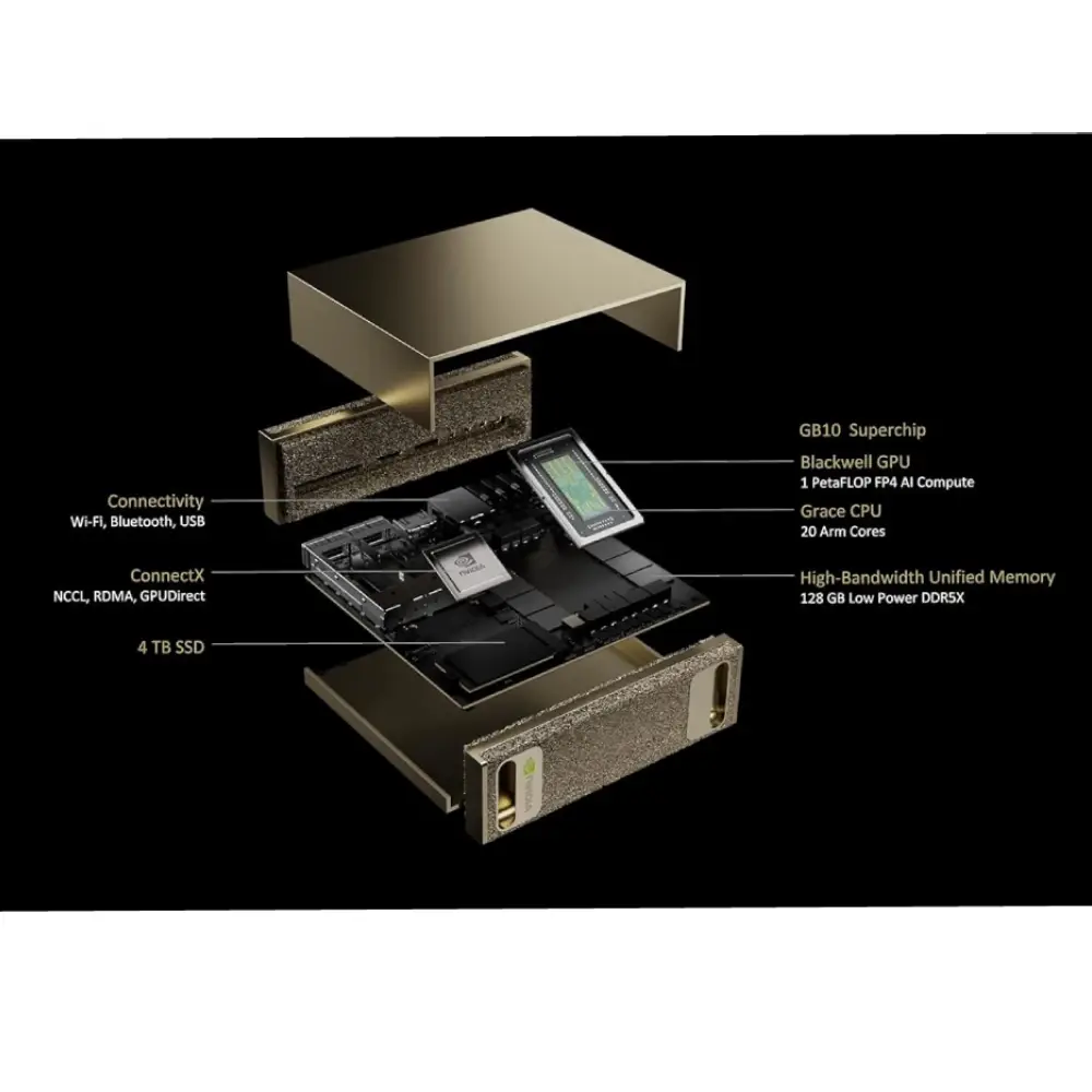 NVIDIA DGX Spark System 20 Core | 4TB | GB10 Black Well | 128GB DDR5 view 3